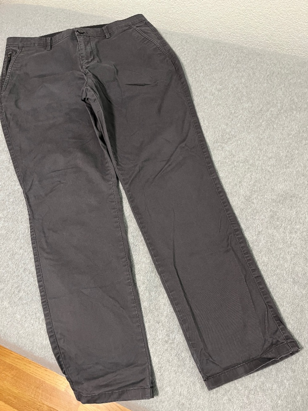 English Laundry Mens Chino Pants 34 Gray Casual